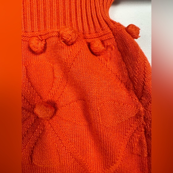 Milly of New York orange knit sleeveless dress size large - Picture 8 of 12